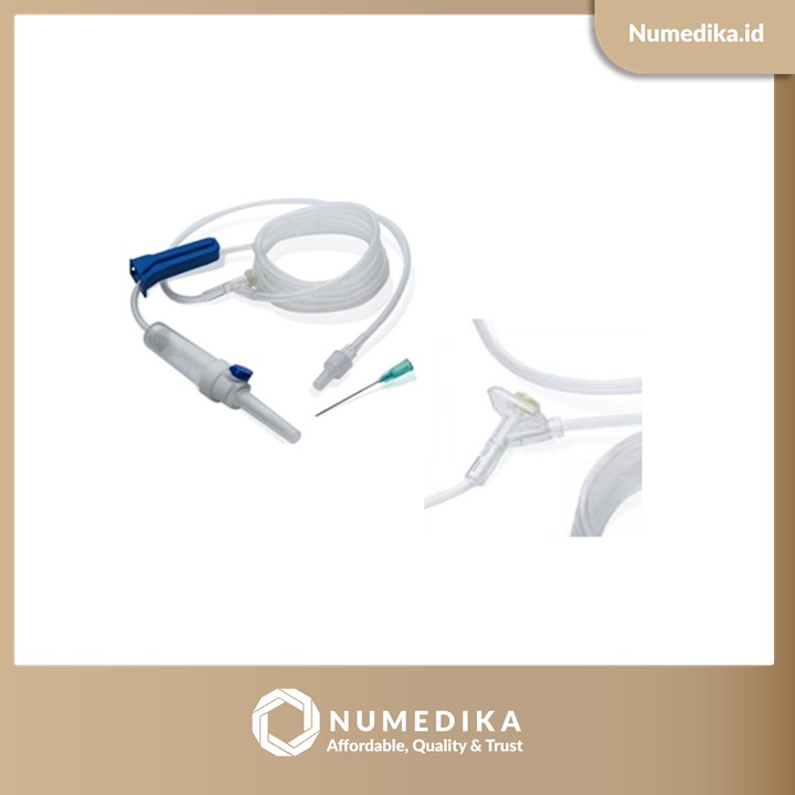 Intravenous Admin Set with Airvent & Needle Free Y Connection, Sterile IdealCare