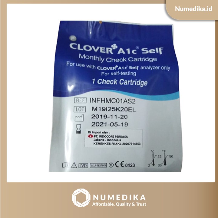 Clover A1c Self Infopia Monthly Check Cartridge