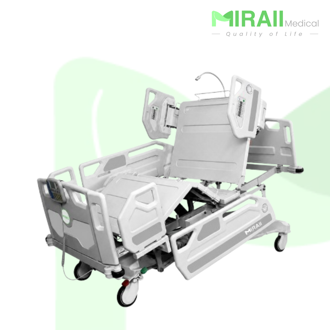 Electric Hospital Bed 4 Motors Weight Scale 2 Membrane