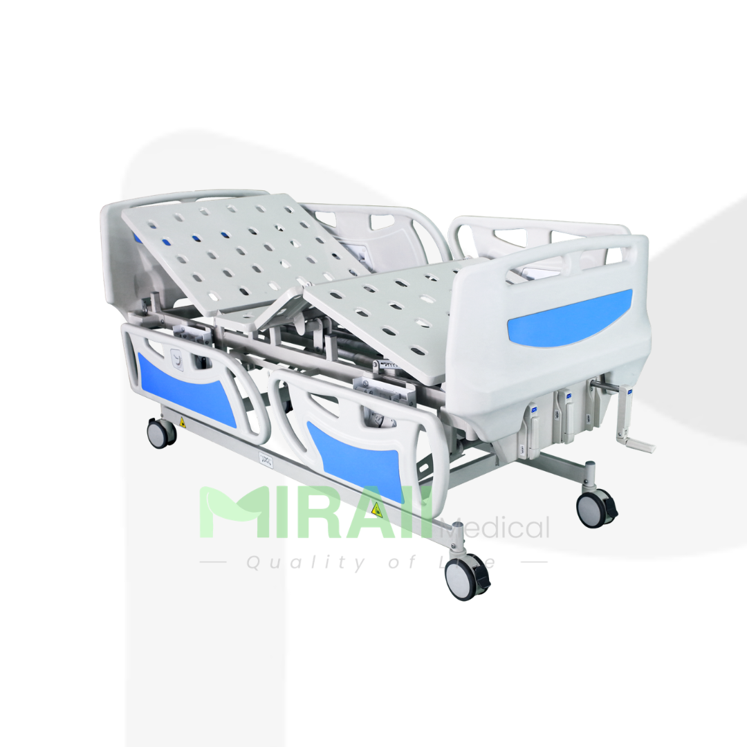 MIRAII Manual Hospital Bed 3 Crank Dropdown