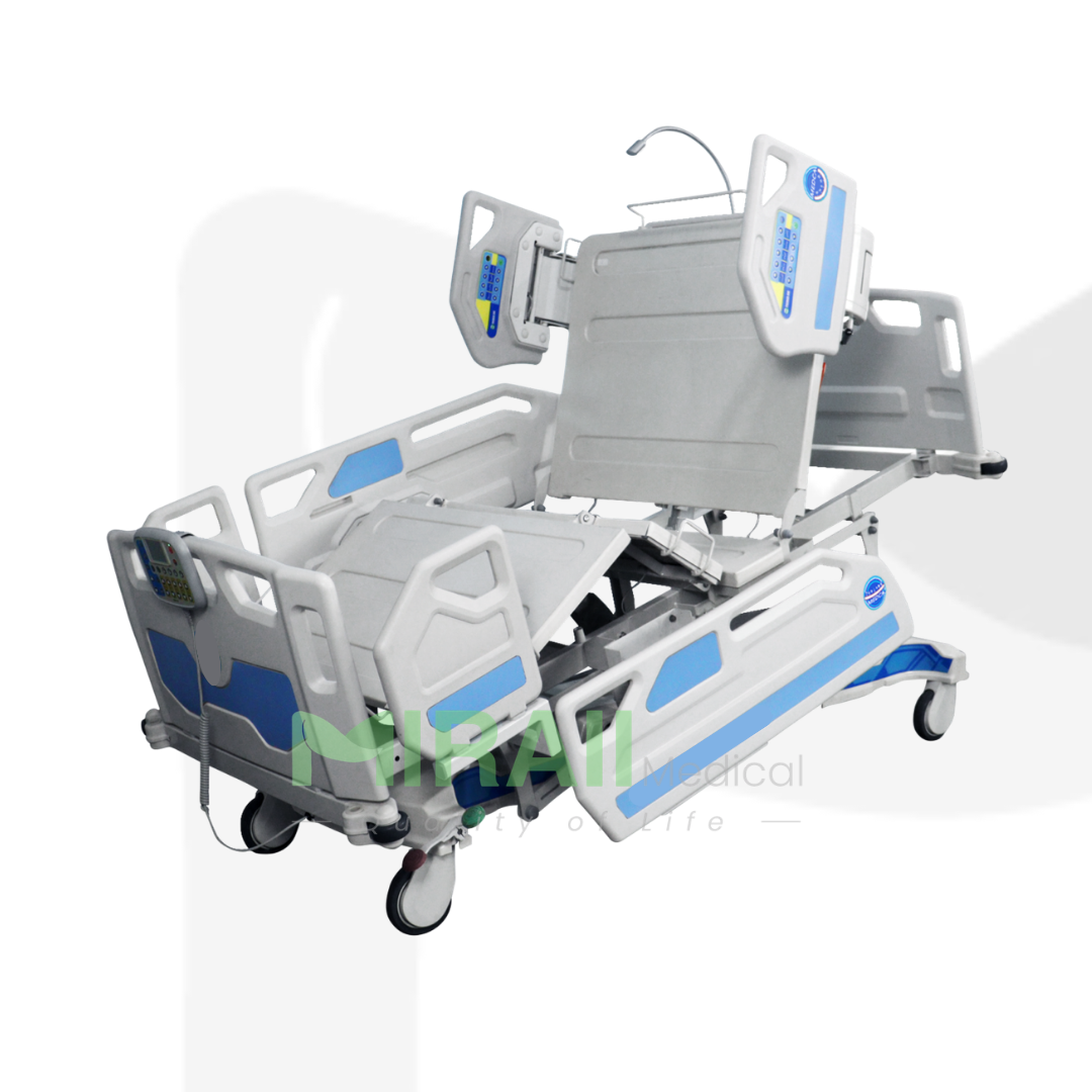 MIRAII Electric Hospital Bed 4 Motors Weight Scale & Xray Tray- Membrane